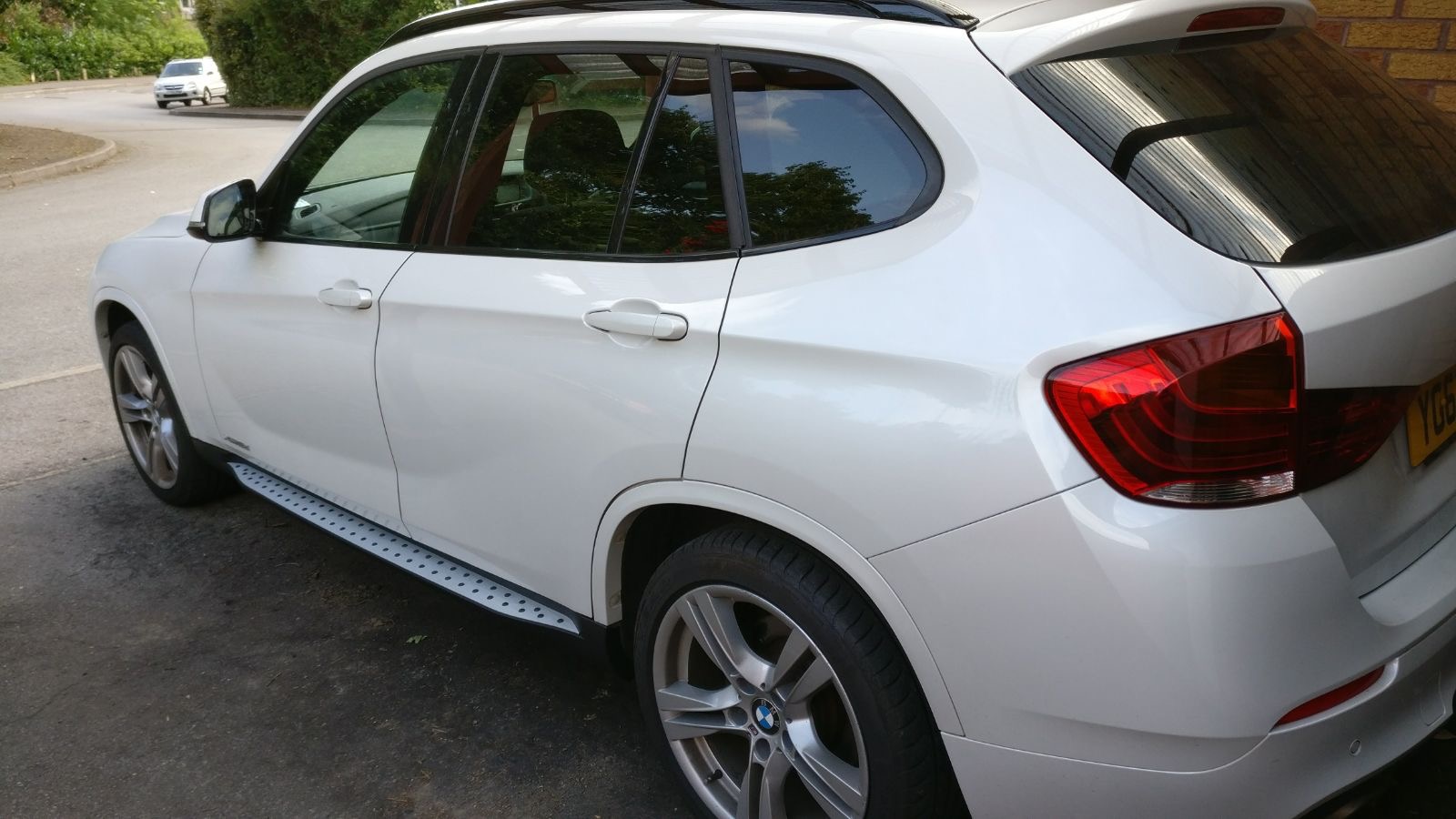 Bmw X1 E84 2009 2015 Aluminium Abs Side Steps Bars Running Boards Black Silver Ebay 0740